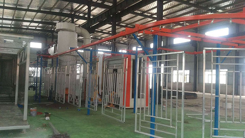 半自動鐵藝噴涂設(shè)備